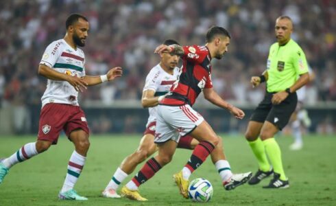 Flamengo empatou em 1 a 1 com o Fluminense